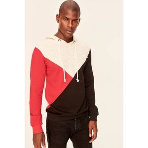Trendyol Ecru Hooded Sweatshirt-Men's-Panel vyobraziť