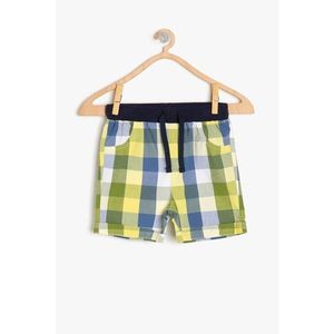Koton Green Baby Boy Checkered Shorts vyobraziť