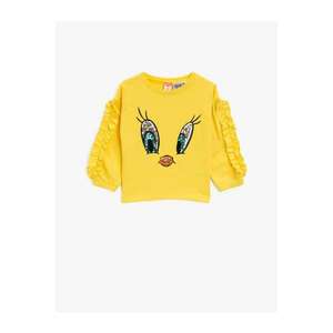 Koton Baby Girl Yellow Sweatshirt vyobraziť