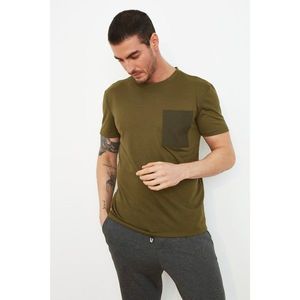 Trendyol Khaki Men's T-Shirt vyobraziť