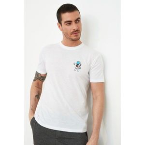 Trendyol White Male T-Shirt vyobraziť