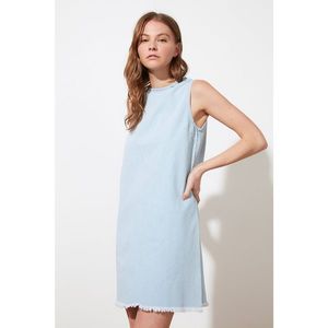 Trendyol Blue Back Detailed Denim Dress vyobraziť