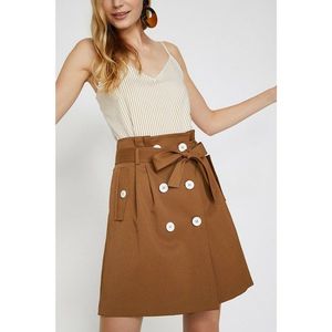 Koton Women's Coffee Button DetailEd Skirt vyobraziť