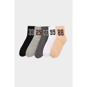 Trendyol MulticolorEd Men's 5 Pack Half Quarter Socks vyobraziť