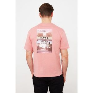 Trendyol Rose Dry Men Oversize Short Sleeve Printed T-Shirt vyobraziť