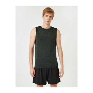 Koton Men's Green Basic Sports Undershirt vyobraziť