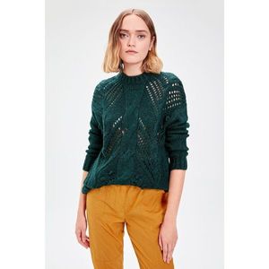 Trendyol Khaki Knitwear Sweater WITH Detailed Knitwear vyobraziť