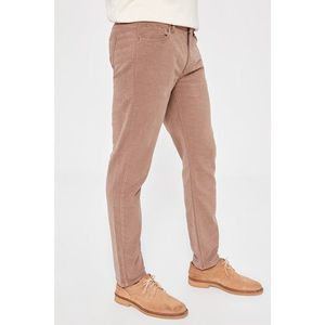 Trendyol Beige Men's 5 Pocket Slim Fit Pants vyobraziť