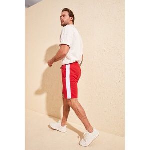 Trendyol Red Men's Regular Fit Panel Shorts & bermuda vyobraziť