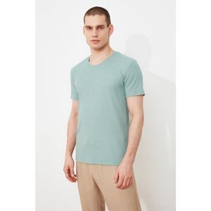 Trendyol Mint Men's Slim Fit Short Sleeve T-Shirt vyobraziť
