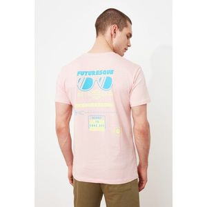 Trendyol Powder Men's Regular Fit Short Sleeve Printed T-Shirt vyobraziť