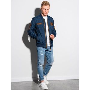 Ombre Clothing Men's mid-season quilted jacket C485 vyobraziť
