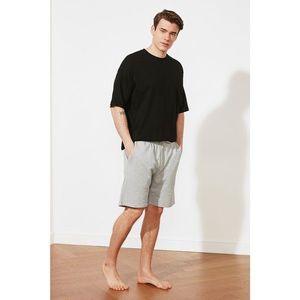 Trendyol Gray Piqué Shorts & Bermuda vyobraziť