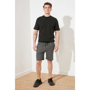 Trendyol Anthracite Men's Regular Fit Printed Shorts & Bermuda vyobraziť