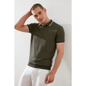 Trendyol Khaki Men's Regular Fit Polo Neck T-shirt vyobraziť