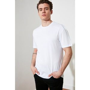 Trendyol White Men's Oversize T-Shirt vyobraziť