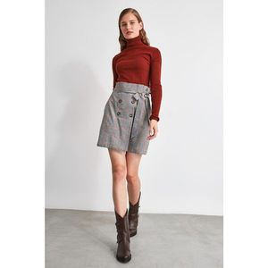 Trendyol Multi-Color Button Clamping Detailed Skirt vyobraziť