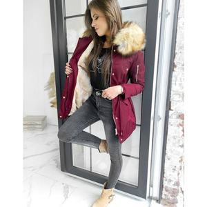 Women's winter parka jacket VISTEO claret TY1463 vyobraziť