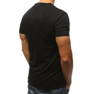 Black RX3184 men's T-shirt with print vyobraziť