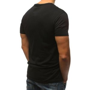 Black RX3187 men's T-shirt with print vyobraziť