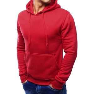 Red men's hoodie BX3020 vyobraziť