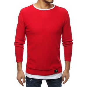 Red men's sweater WX1454 vyobraziť