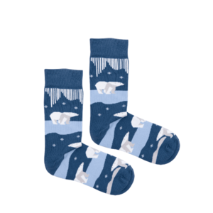 Kabak Unisex's Socks Patterned Bears Arctic vyobraziť