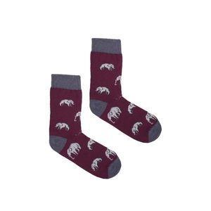 Kabak Unisex's Socks Patterned Elephants vyobraziť