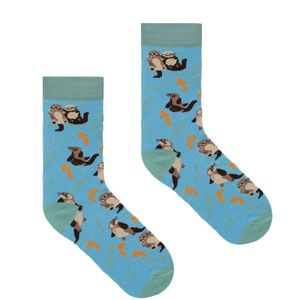 Kabak Unisex's Socks Patterned Otter vyobraziť