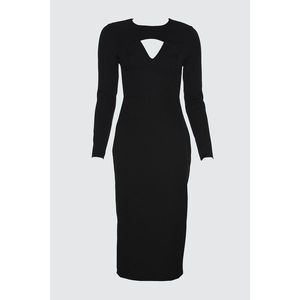 Trendyol Black Collar Detailed Dress vyobraziť