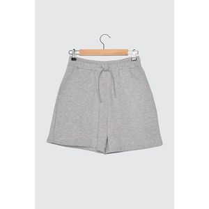Trendyol Grey Knitted Shorts & Bermuda vyobraziť