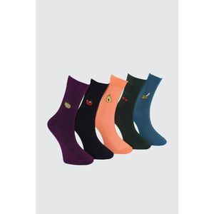 Trendyol MultiColor Men's 5 Pack Socket Socks vyobraziť
