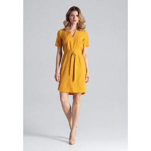 Figl Woman's Dress M669 Mustard vyobraziť