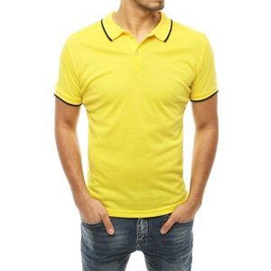 Men's yellow polo shirt PX0315 vyobraziť