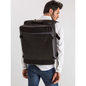 Men´s black travel backpack vyobraziť