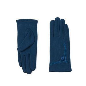 Art Of Polo Unisex's Gloves Rk16565 Navy Blue vyobraziť