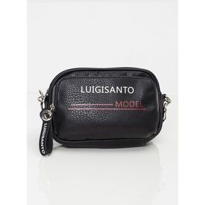 Small black faux leather handbag vyobraziť