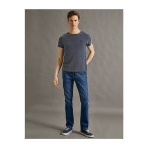 Koton Men's Blue Mark Straight Fit Jeans vyobraziť