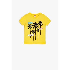 Koton Yellow Baby Boy Embroidered T-Shirt vyobraziť