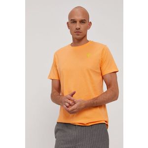 Tričko Guess oranžová farba vyobraziť