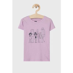 Detské tričko GAP ružová farba vyobraziť