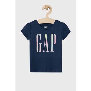 Detské tričko GAP tmavomodrá farba vyobraziť