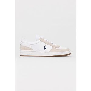 Topánky Polo Ralph Lauren Polo Crt biela farba, 809834463002 vyobraziť