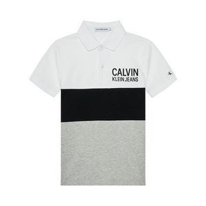 Calvin Klein Jeans Polokošeľa Colour Block Logo IB0IB00825 Farebná Regular Fit vyobraziť