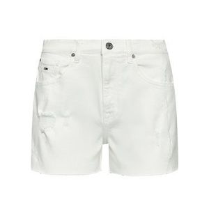 Tommy Jeans Džínsové šortky DW0DW10079 Biela Regular Fit vyobraziť