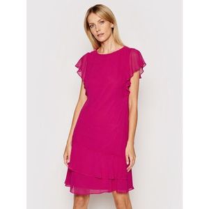 Lauren Ralph Lauren Koktejlové šaty 250795318005 Ružová Regular Fit vyobraziť