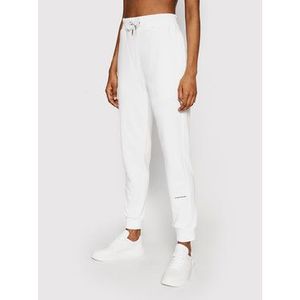 Calvin Klein Jeans Teplákové nohavice J20J215518 Biela Regular Fit vyobraziť