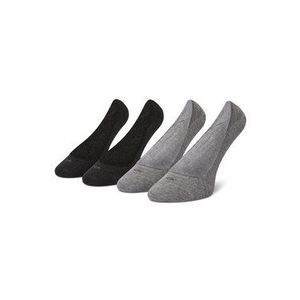 Calvin Klein Súprava 2 párov krátkych ponožiek dámskych 100001798 Sivá vyobraziť
