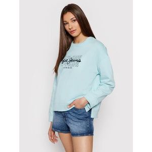 Pepe Jeans Mikina Bere PL581076 Zelená Regular Fit vyobraziť