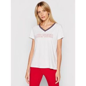 Tommy Hilfiger Tričko Cn Tee UW0UW02983 Biela Regular Fit vyobraziť